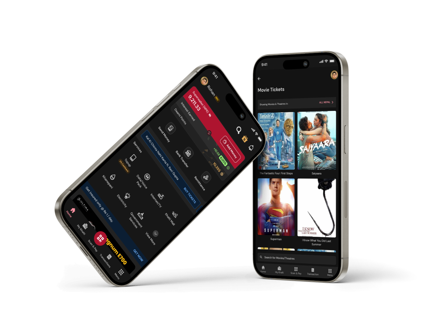 Khalti App Mockup